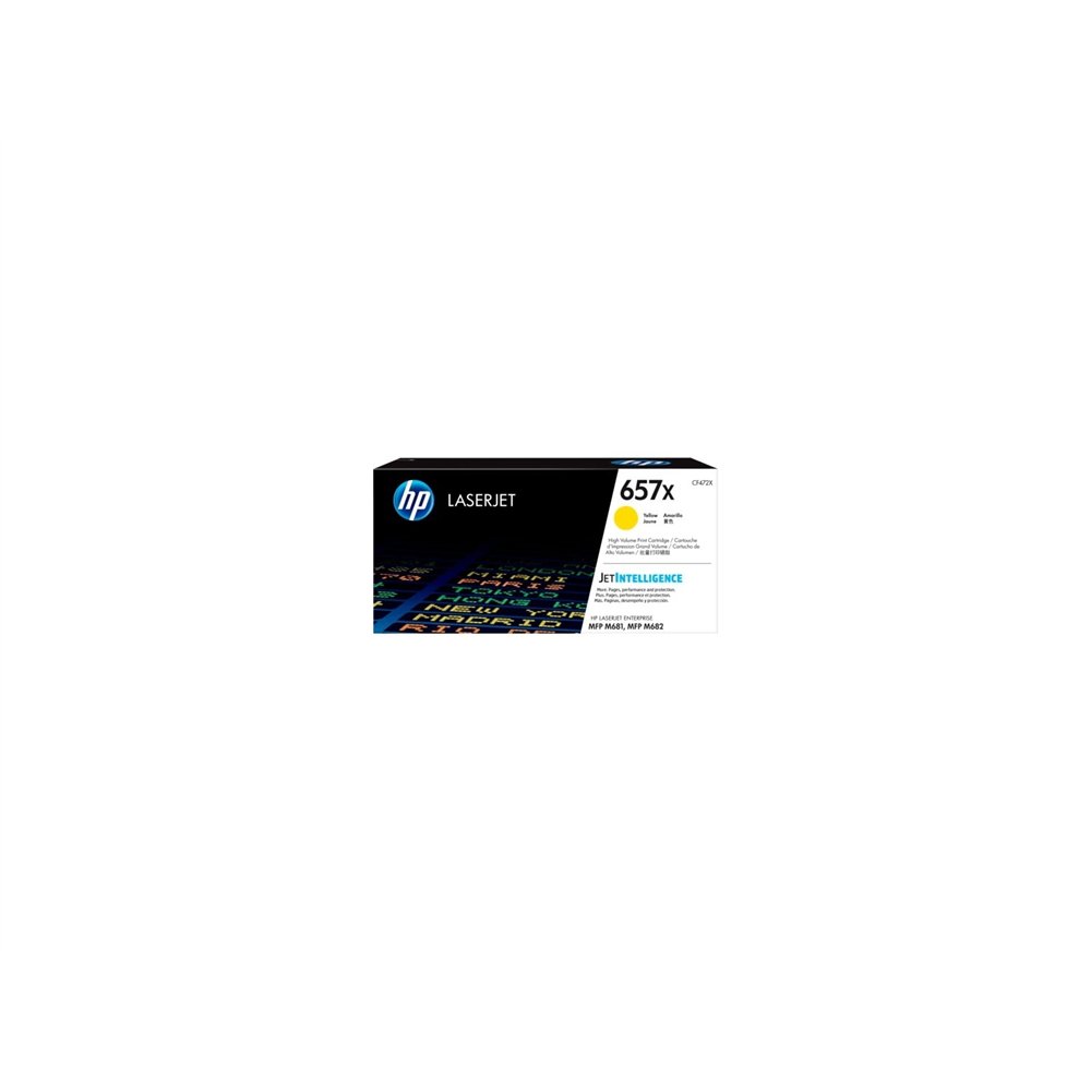 toner hp 657x amarillo alta capacidad