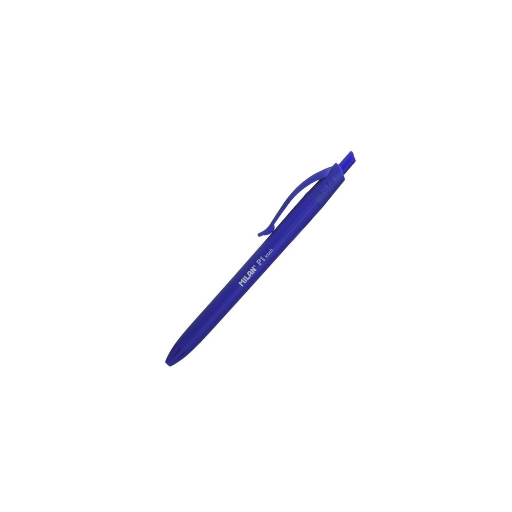 Boligrafo retractil punta 1mm azul p1 touch milan mln176510925