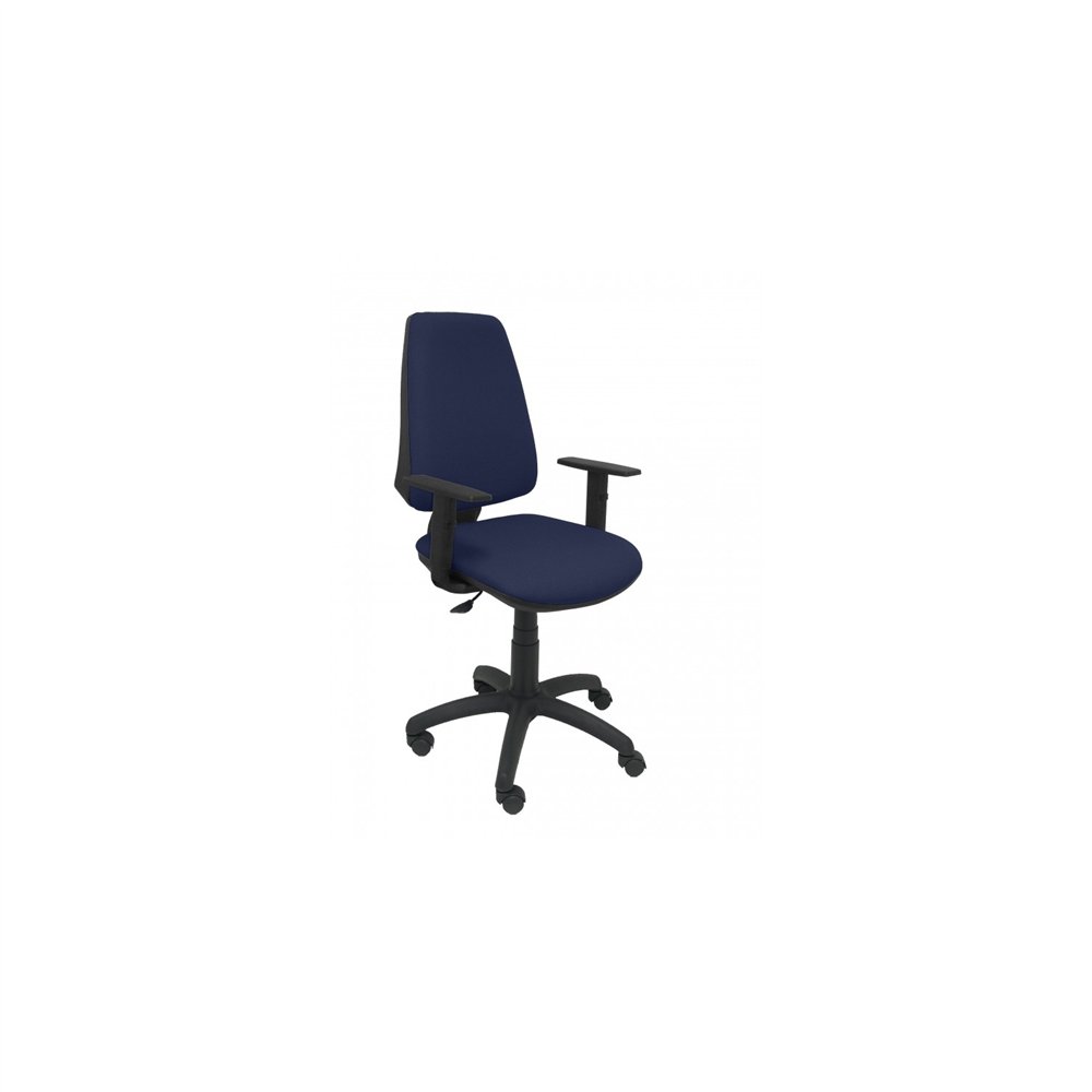 Silla elche cp bali azul marino brazos regulables ruedas de parquet 14cpbali200b10rp
