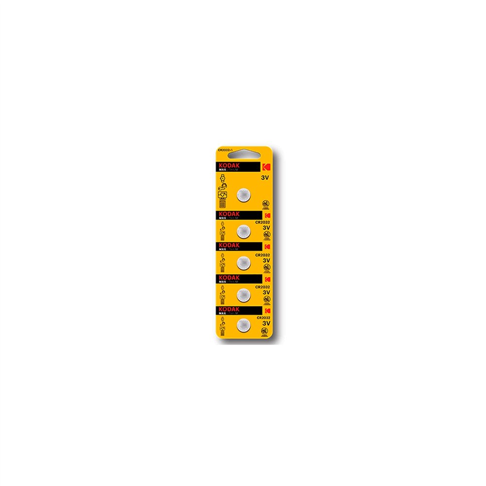 pilas boton kodak litio cr2032 3v 5und kdcr20325