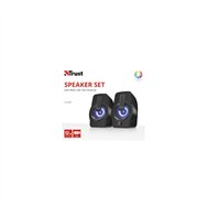 Trust 2.0 gemi altavoces rgb 12w usb negro 22948
