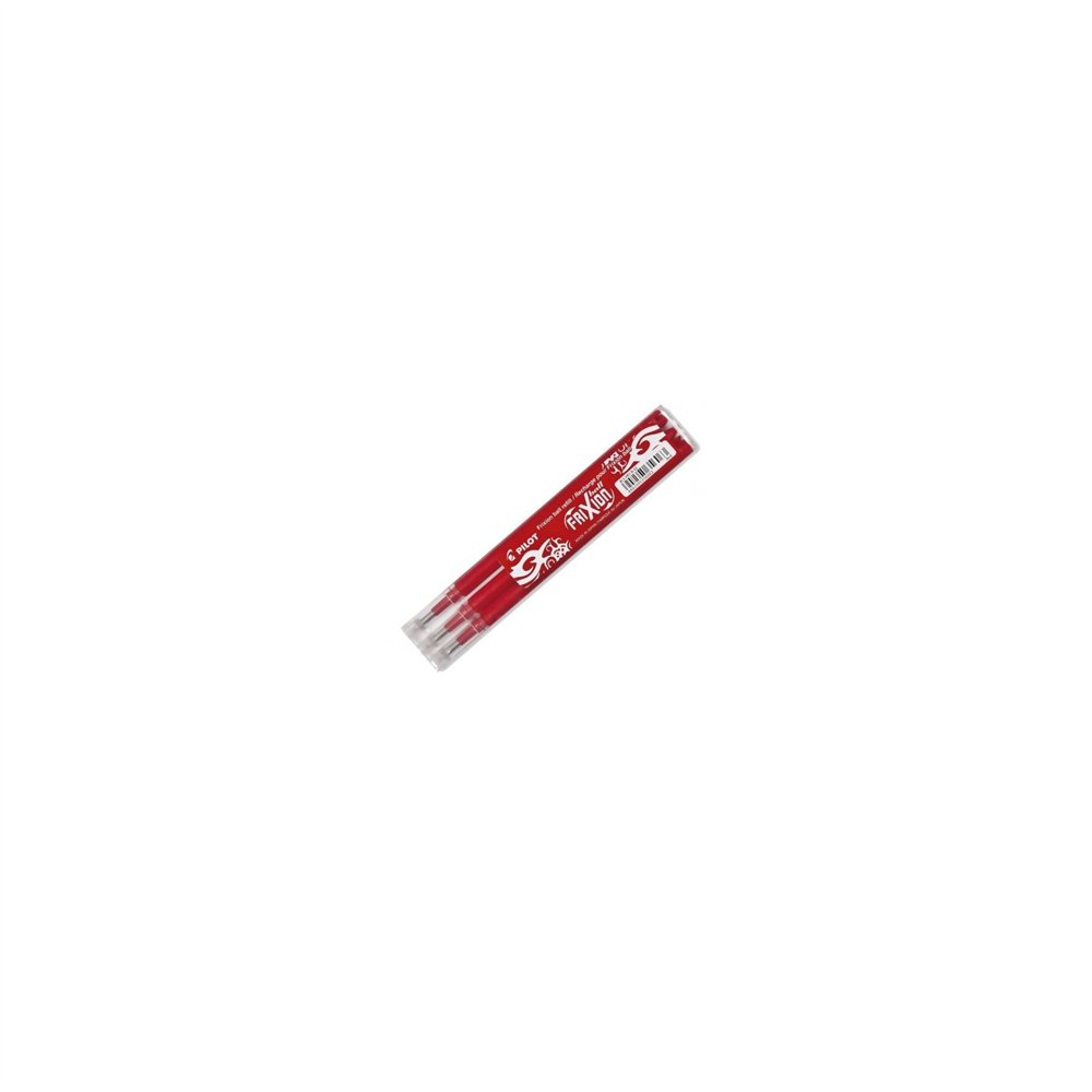 3 unidades recambios para boligrafo pilot borrable frixion ball 0.7 rojo bls-fr7-r-s3