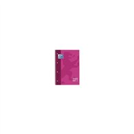 Cuaderno oxford espiral a4 tapa extradura rosa 100430270