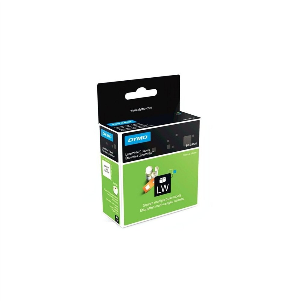 Rollo etiquetas dymo label writer cuadrados de papel adhesivos - 750 uds