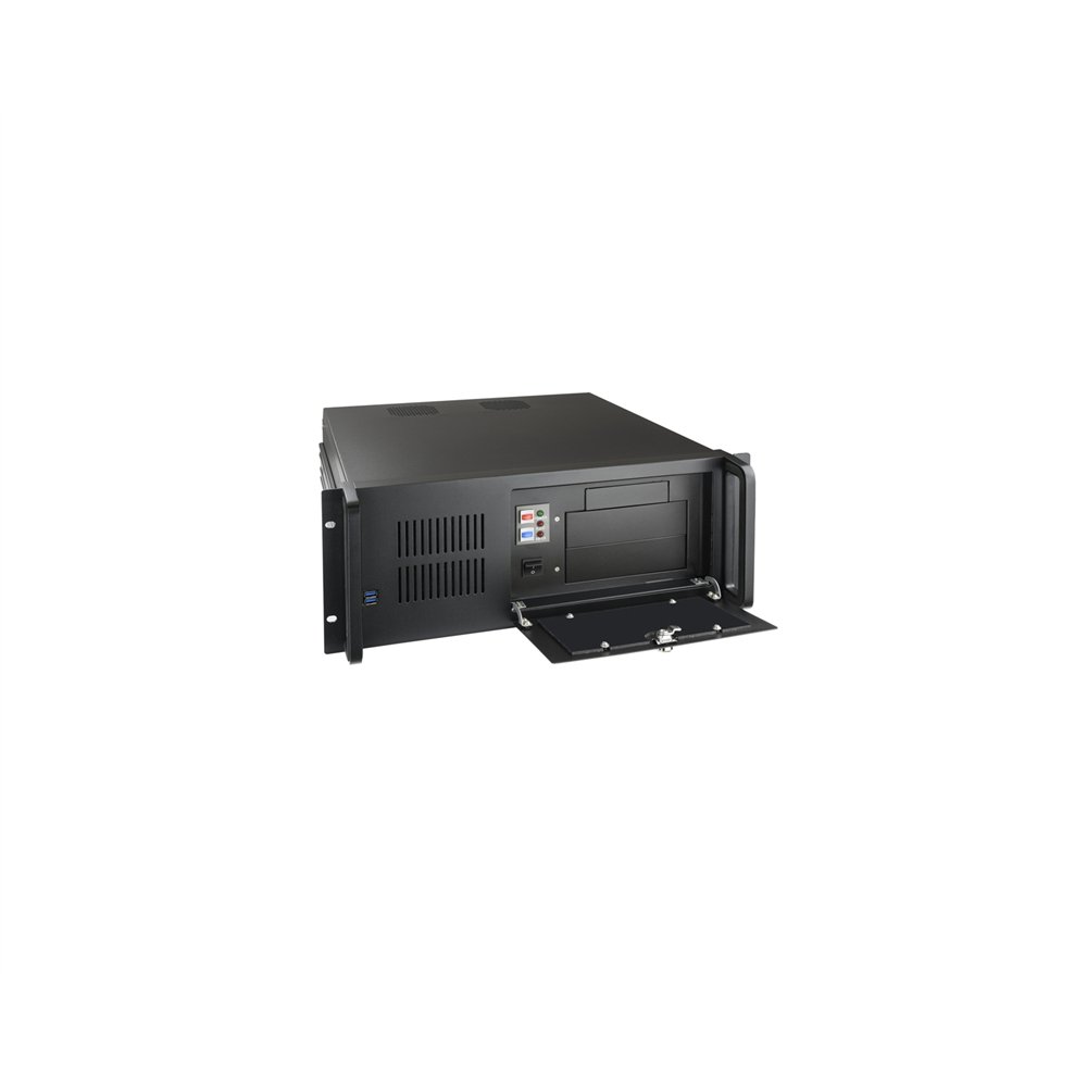 caja rack atx 4u 19p negro rack-406n-usb3