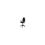 Silla ayna s bali brazos ajustables y ruedas de parquet negro 04sbali840b10rp
