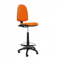 Taburete ayna similpiel naranja t04cpspna