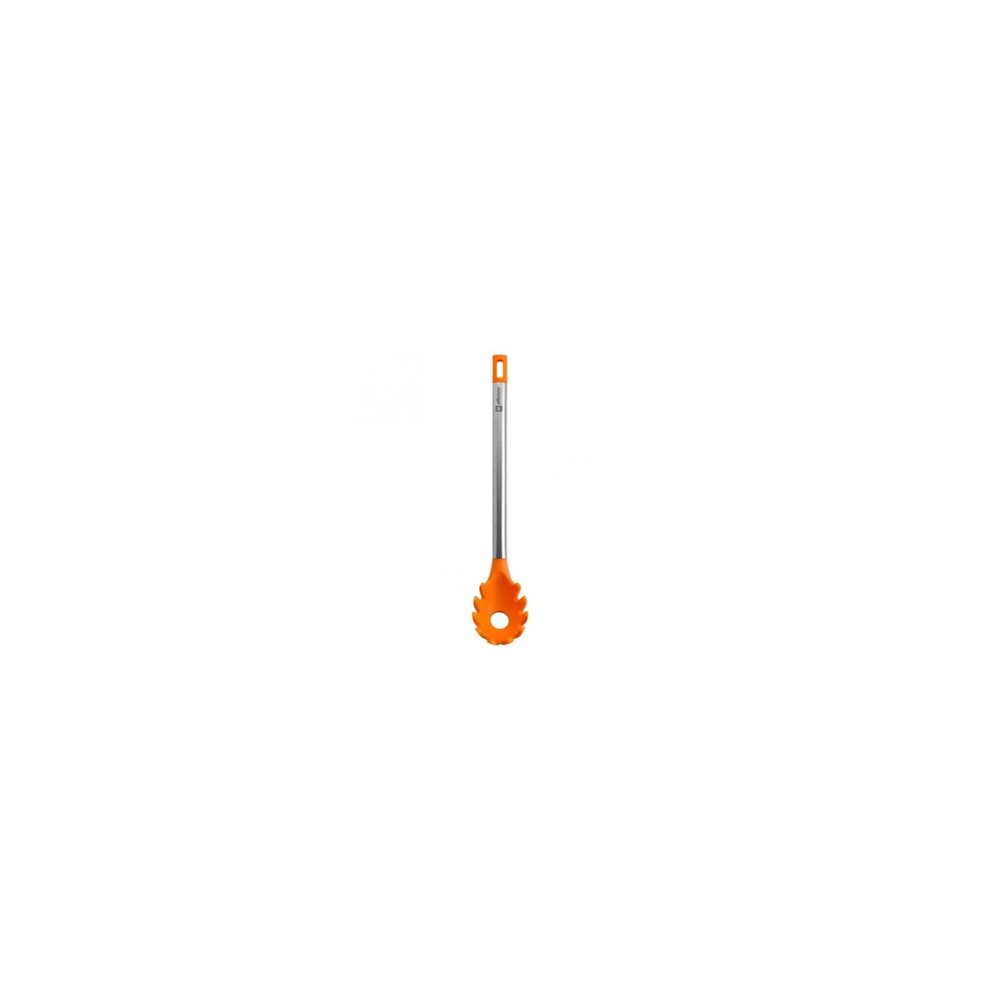 Cuchara pasta efficient bra acero inoxidable interior de nylon recubierto de silicona naranja a195009