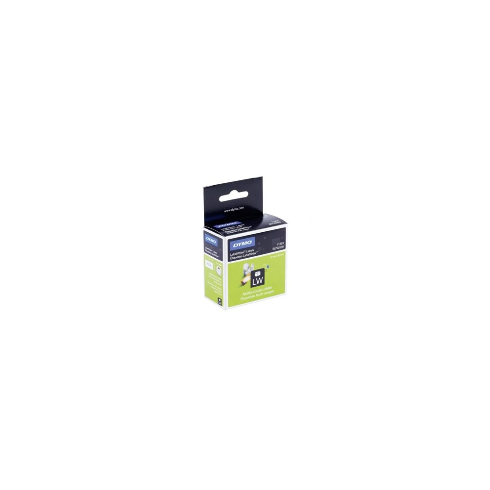 Etiquetas dymo label writer papel multifuncion rollo de 1000 unidades blancas de 24x12mm s0722530