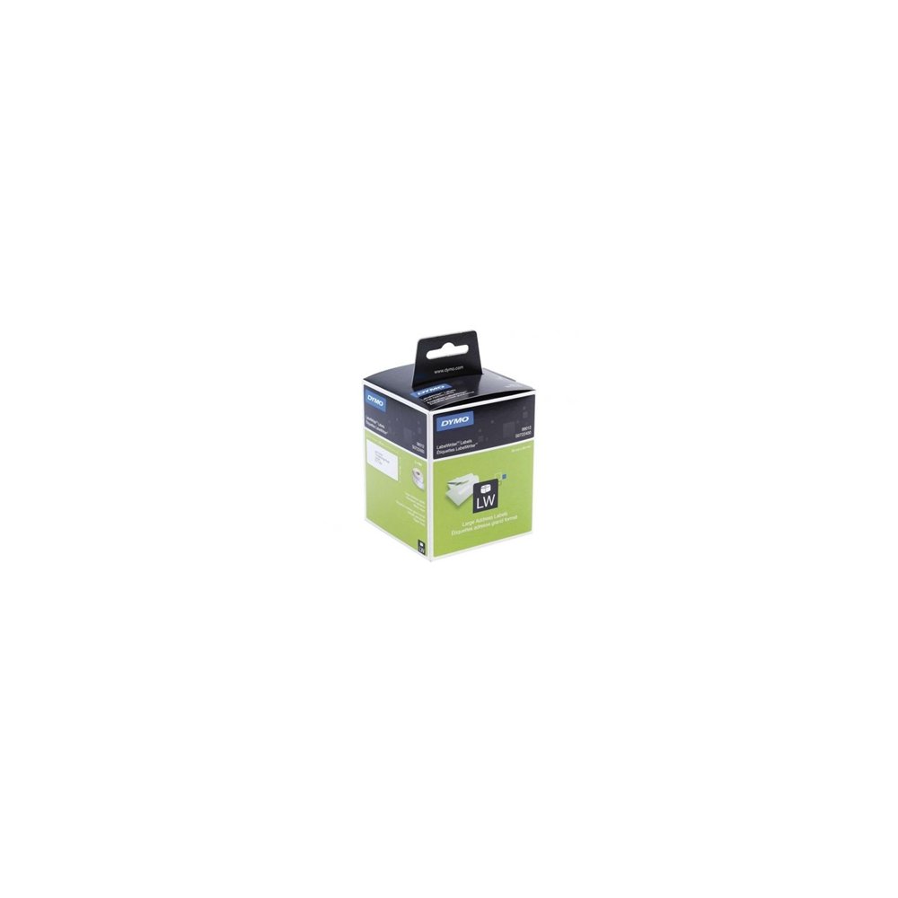 Etiqueta dymo label writer papel para direcciones 260 x2 rollos blancas de 89x36mm s0722400