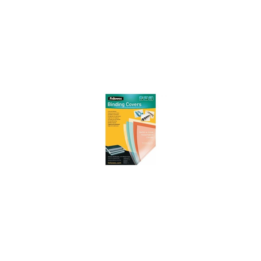 Fellowes 5375901 pack de 100 portadas de pvc transparente tamaí?o a4