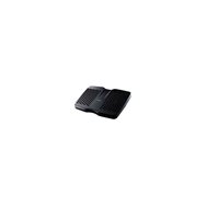 Fellowes 8066001 refresh reposapies con ventilacion dos alturas plataforma deslizante efecto masaje negro