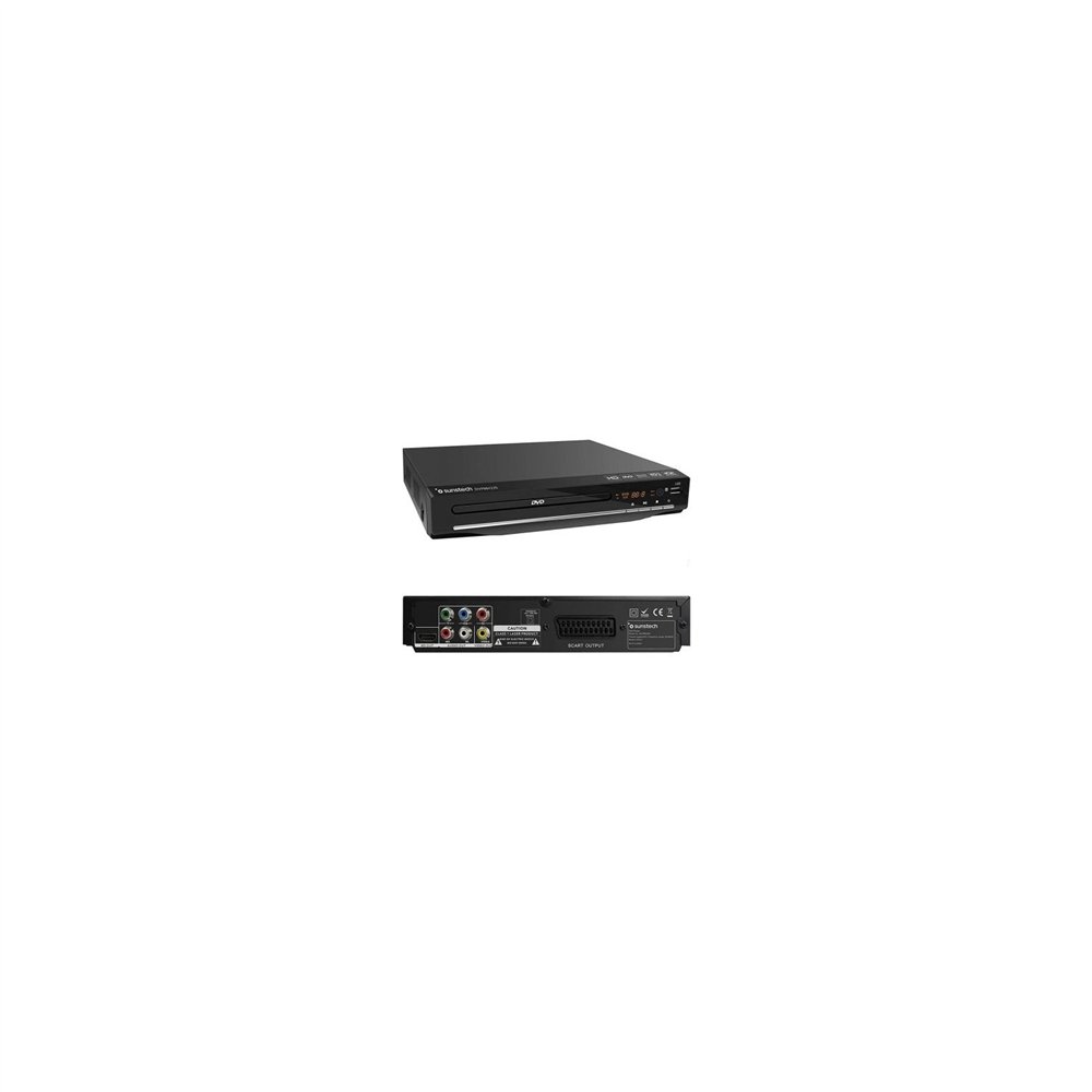 Reproductor dvd sunstech dvd+ r rw cd r rw pal ntsc mando a distancia negro dvpmh225bk