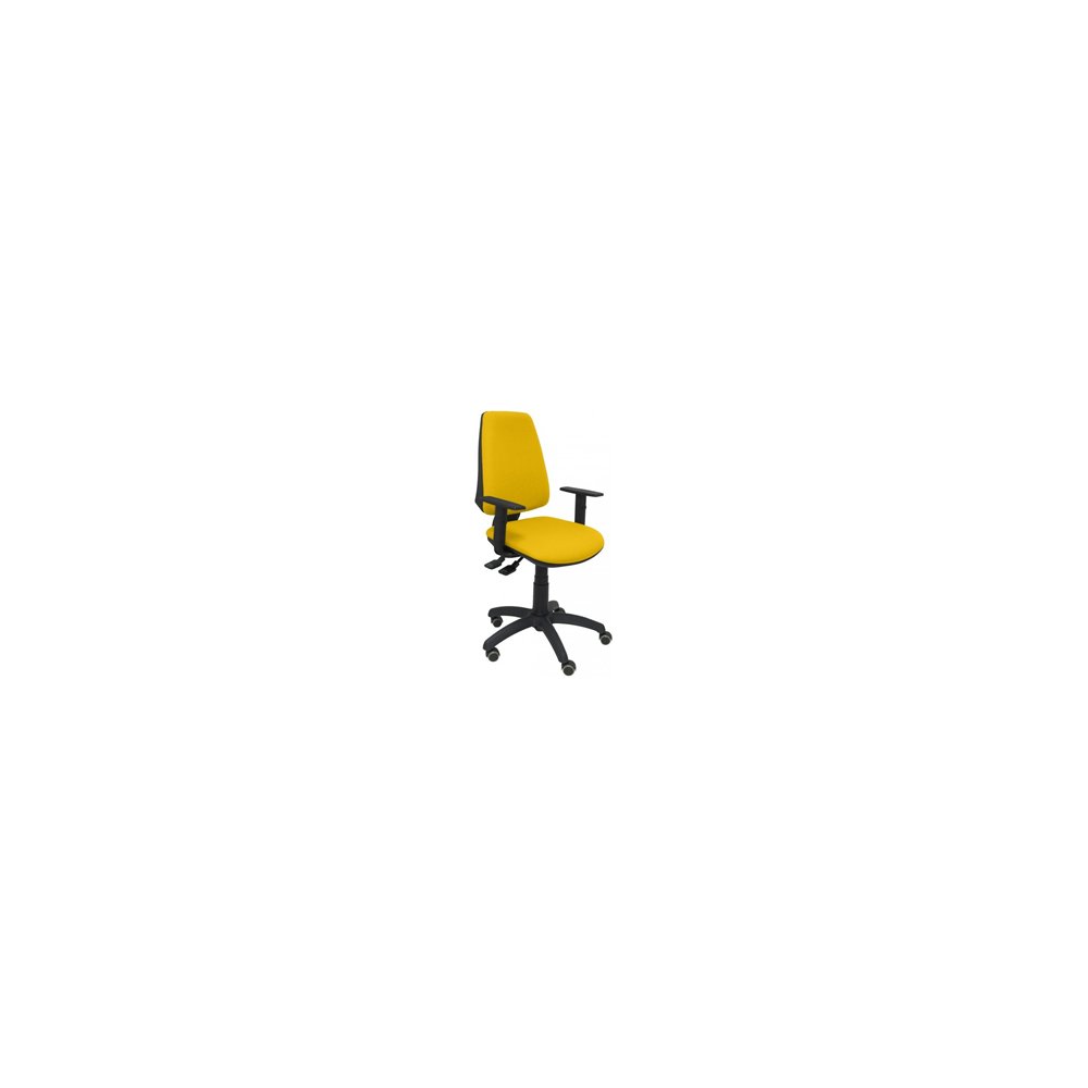 Silla elche s bali brazos regulables ruedas de parquet amarillo 14sbali100b10rp