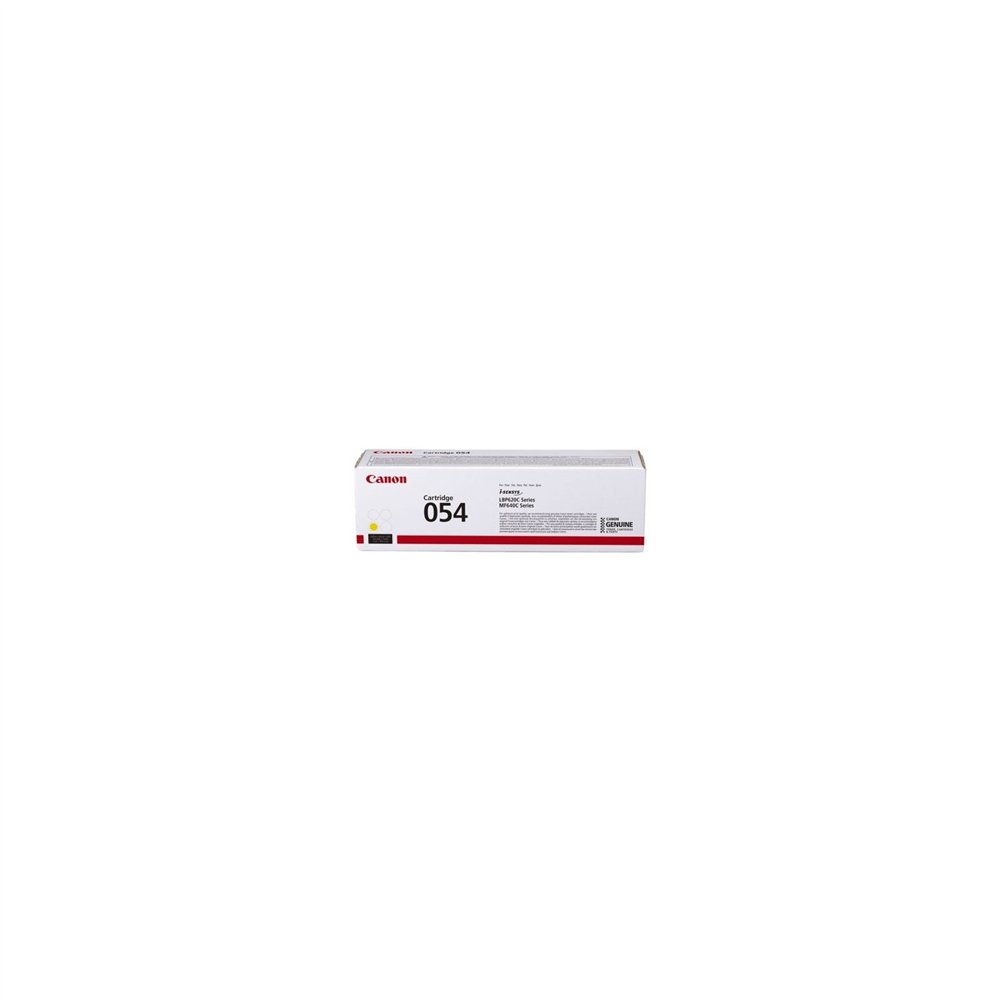 Toner canon 054 y 1200 paginas compatible segun especificaciones amarillo 3021c002