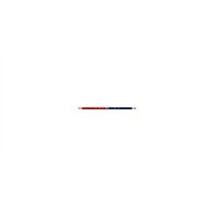 Caja 12 unidades de lapices bicolor milan mina resistente a rotura forma triangular ergonomica azul rojo 0702312