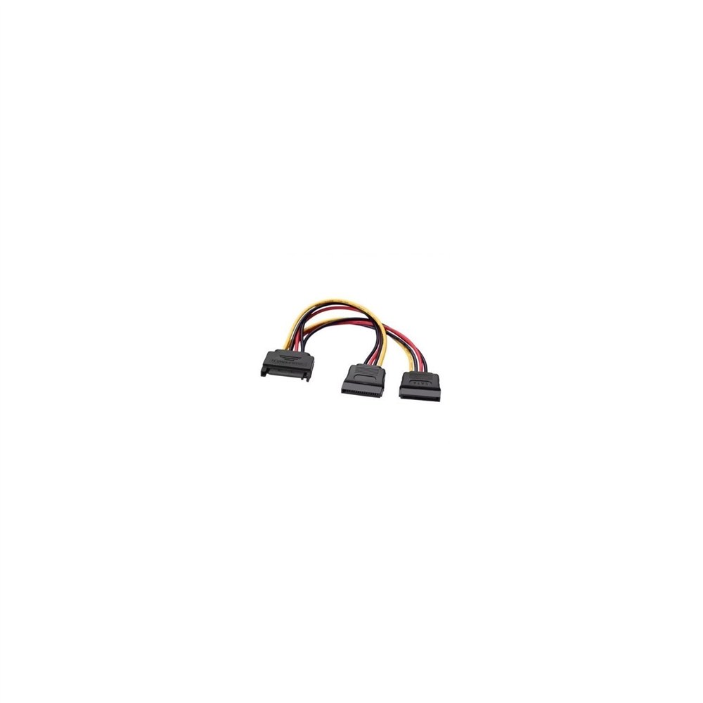 Aisens a131-0353 cable de sata 0,2 m sata de 15 pines 2 x sata de 15 pines negro, rojo, amarillo
