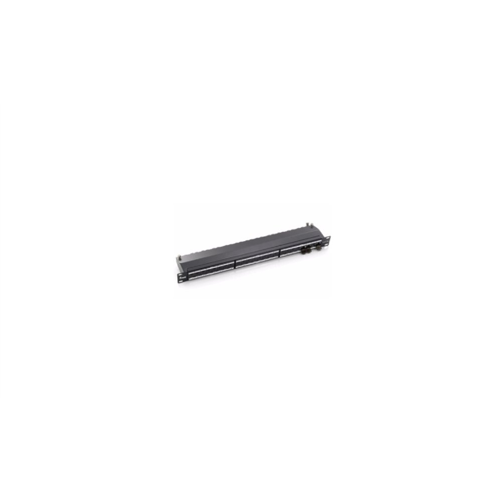 equip 326524 patch panel cat6a apantallado 24 puertos negro