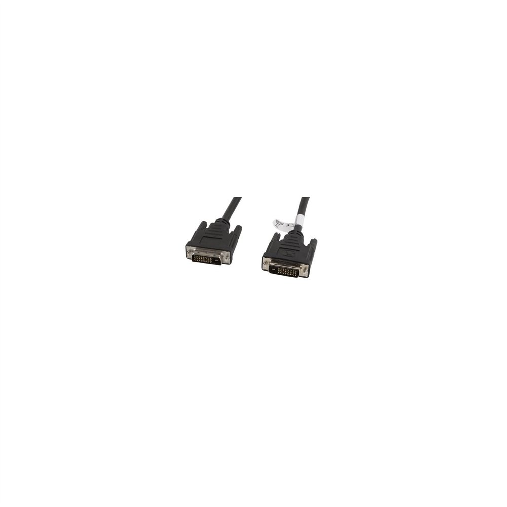 Cable lanberg dvi-d macho a dvi-d macho maxima resolucion 1440p soporte 3d 3m negro ca-dvid-10cc-0030-bk