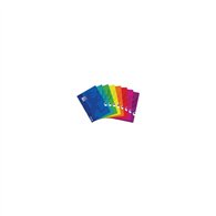 Pack de 10 libretas oxford tapas blandas a5+ cuadricula 4x4 48 hojas colores surtidos 100105702