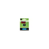 Cinta rotuladora autoadhesiva dymo d1 12mm x 7m para rotuladoras label manager negro sobre rojo s0720570