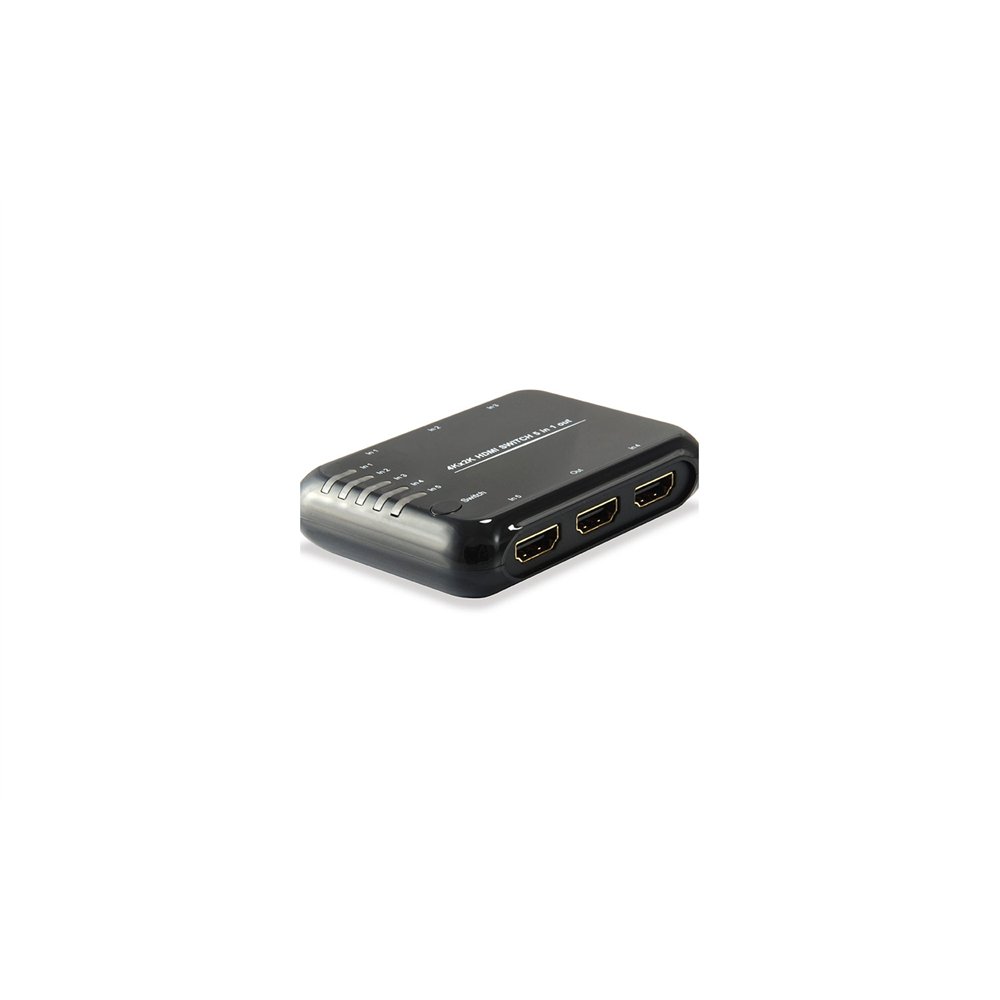 Switch hdmi equip 5 entradas 1 salida hdmi 1.4a 4k dts-hd con mando a distancia 332722