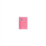 recambio oxford cuaderno a4+ 80 hojas 4 taladros cuadricula 5x5 con margen rosa chicle 400123681