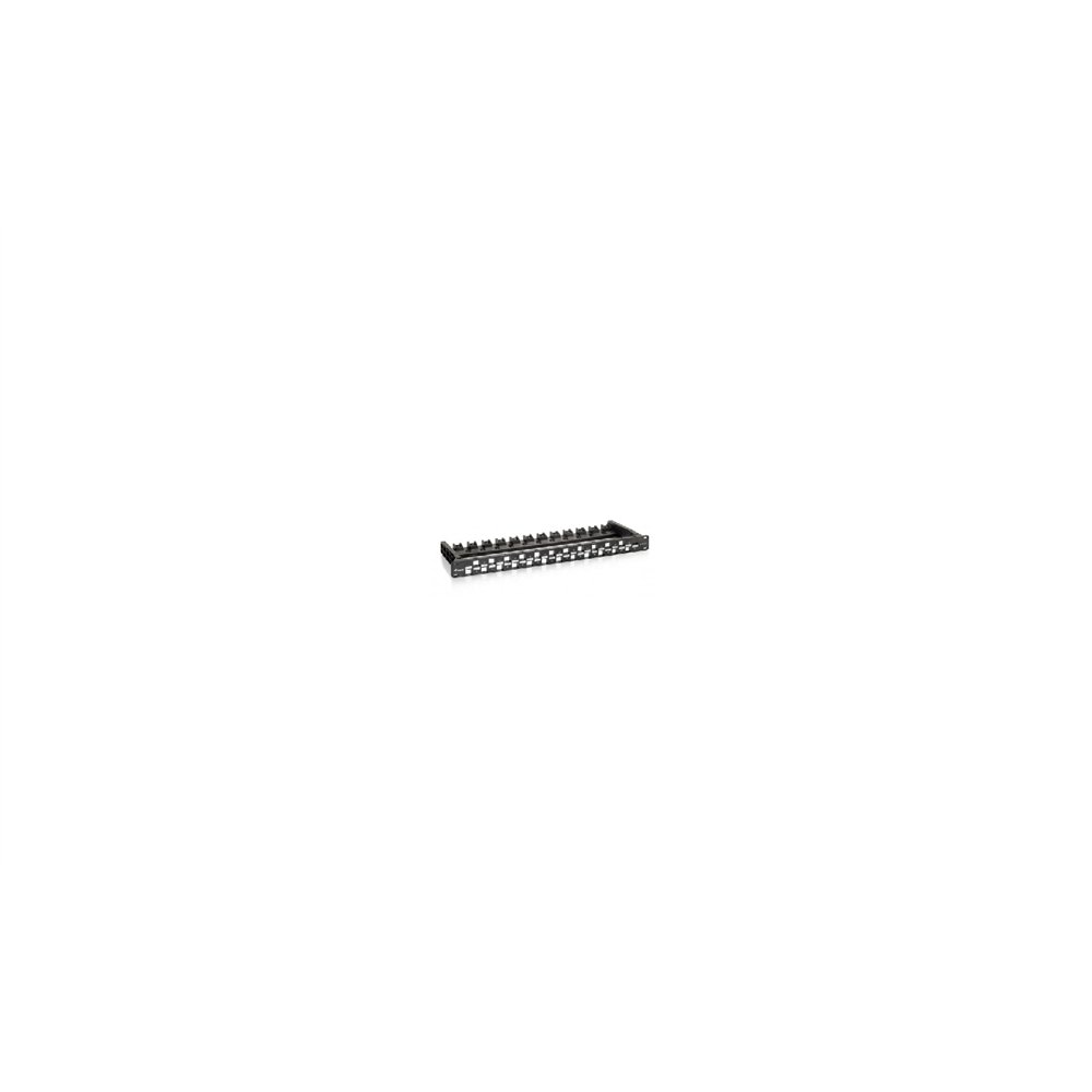 Equip 769225 patch panel vacio cat.6a 24 puertos keystone 1u