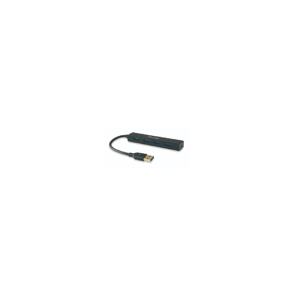Hub usb 3.0 equip life 4 puertos mini hub negro 128953