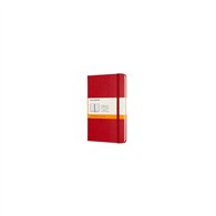 Cuaderno moleskine de rayas mediano tapa dura rojo qp050f2