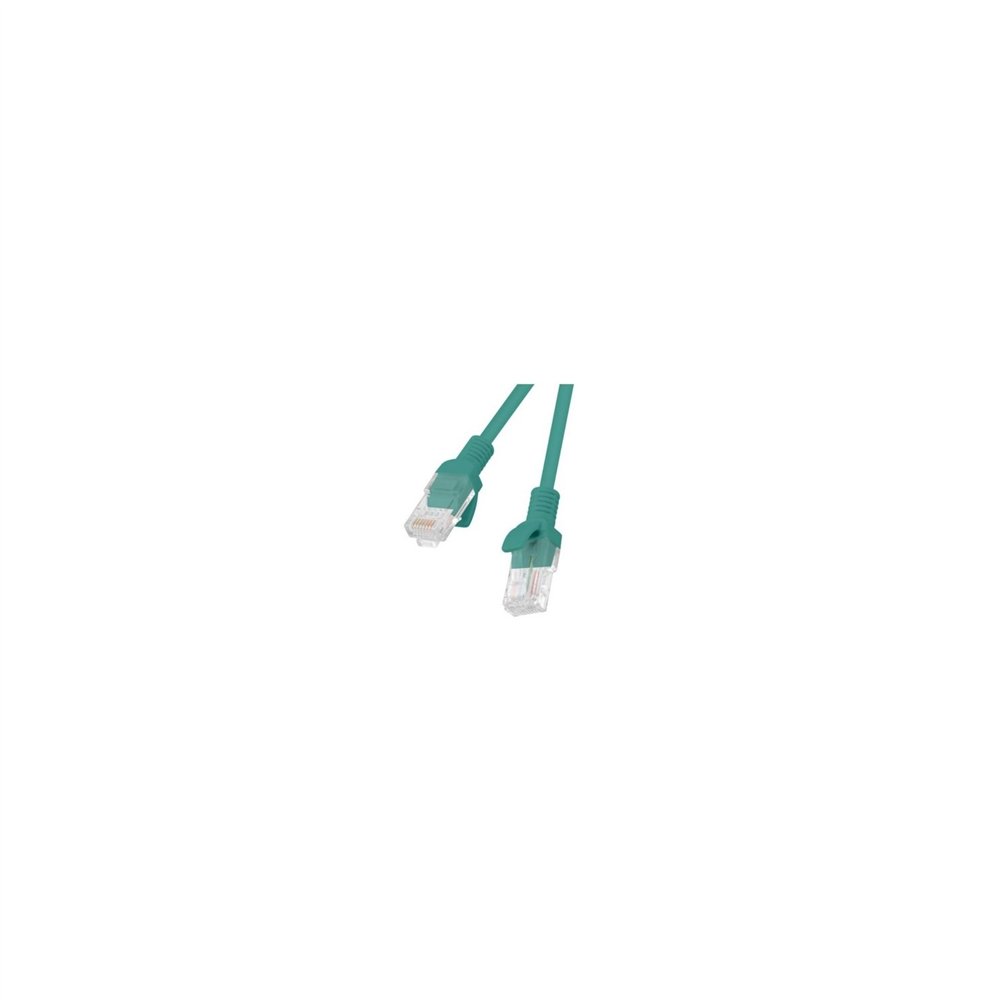 latiguillo de red lanberg rj45 utp cat 6 0.25m verde pcu6-10cc-0025-g