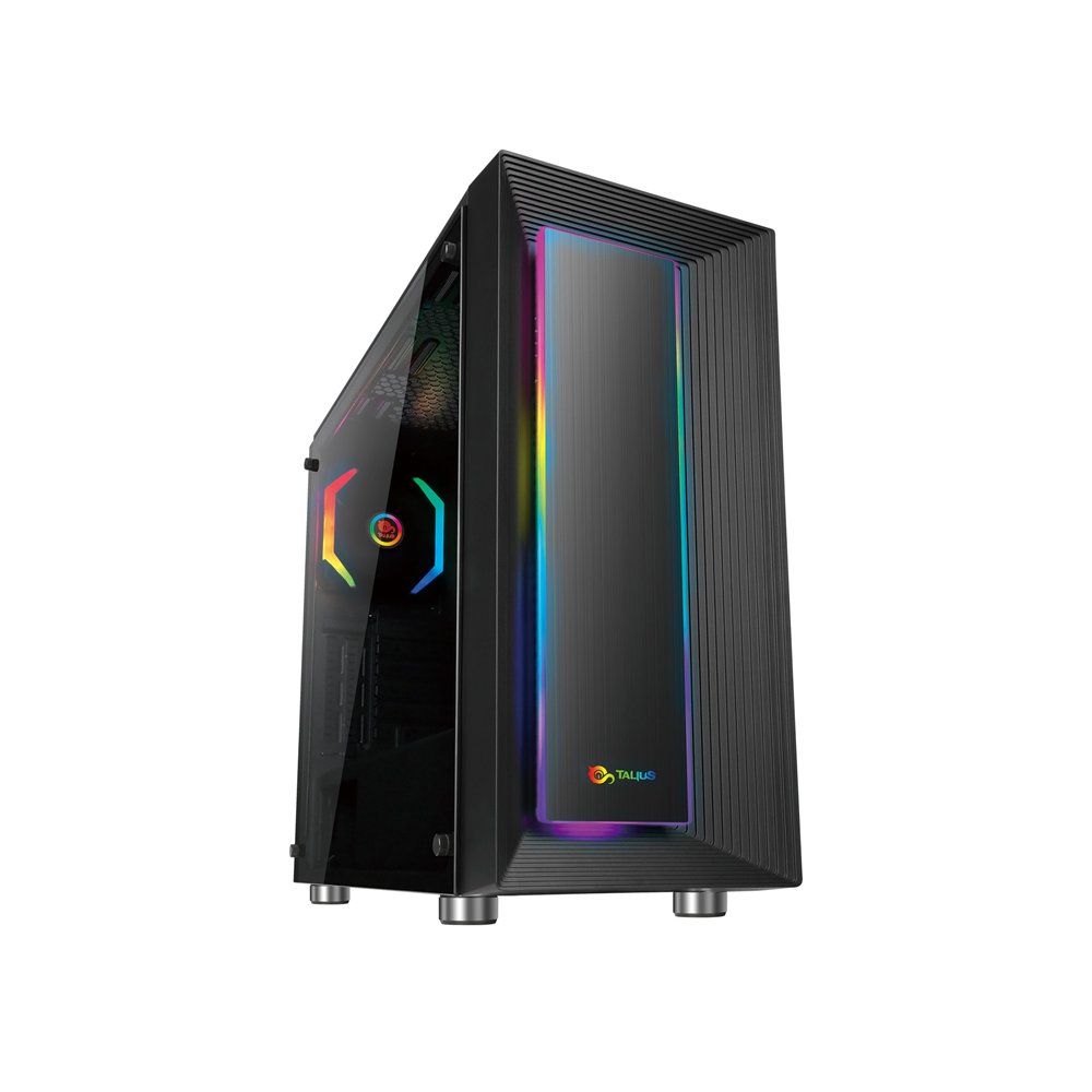 Talius caja atx gaming auriga cristal templado usb 3.0