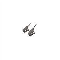 Cable lanberg euroconector macho a euroconector macho 1.8m negro ca-eueu-10cc-0018-bk