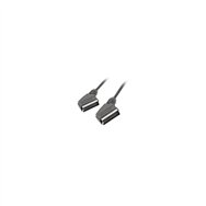 Cable lanberg euroconector macho a euroconector macho 1.8m negro ca-eueu-10cc-0018-bk