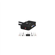 Conmutador automatico level one v/t/m 1a2 cpus usb con audio cables incluidos negro kvm-0223