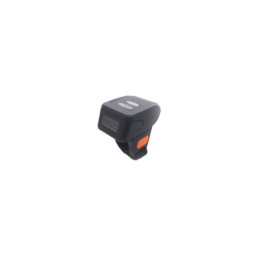 Lector de codigos de barras para dedo approx 1d bluetooth/rf 2.4ghz disparo manual bat 380mah negro naranja appls12r
