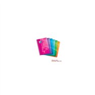 Libreta indice alfabetico con espiral oxford tapa de plastico lagoon rayado cuadricula 90gr colores surtidos 400080692