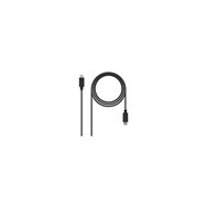 Cable nanocable cable usb 2.0 tipo c a usb tipo c macho/macho negro 1m