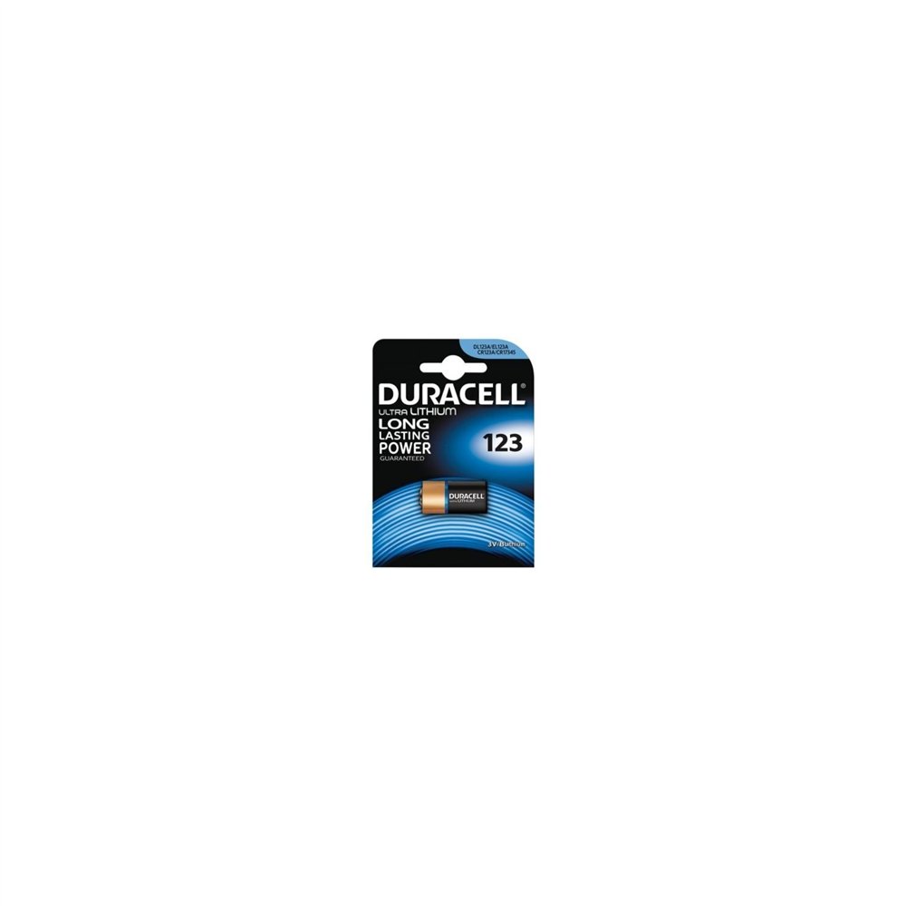 Pila litio duracell ultra m3 3v no recargable especial para camaras dl123
