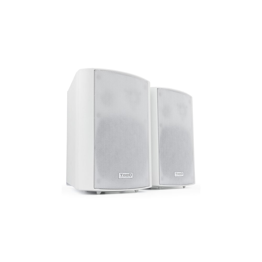 Tooq tqows-01w altavoces autoamplificados con soporte para pared blancos