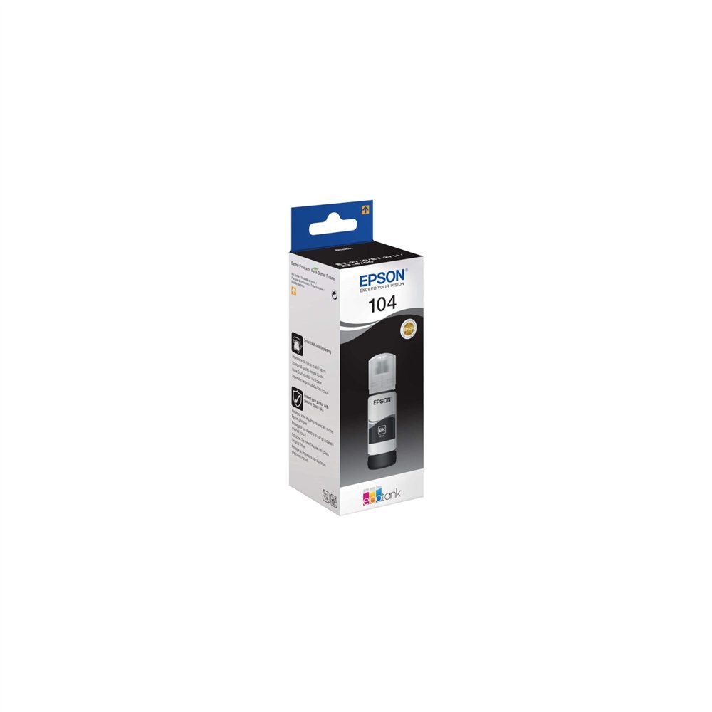 Cartucho epson kit relleno 104 negro c13t00p140
