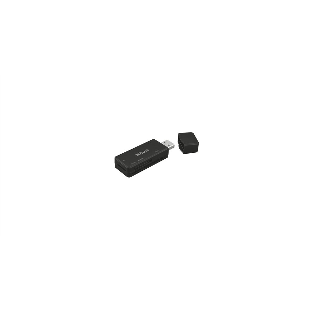 Trust nanga lector de tarjetas usb 3.0 negro 21935