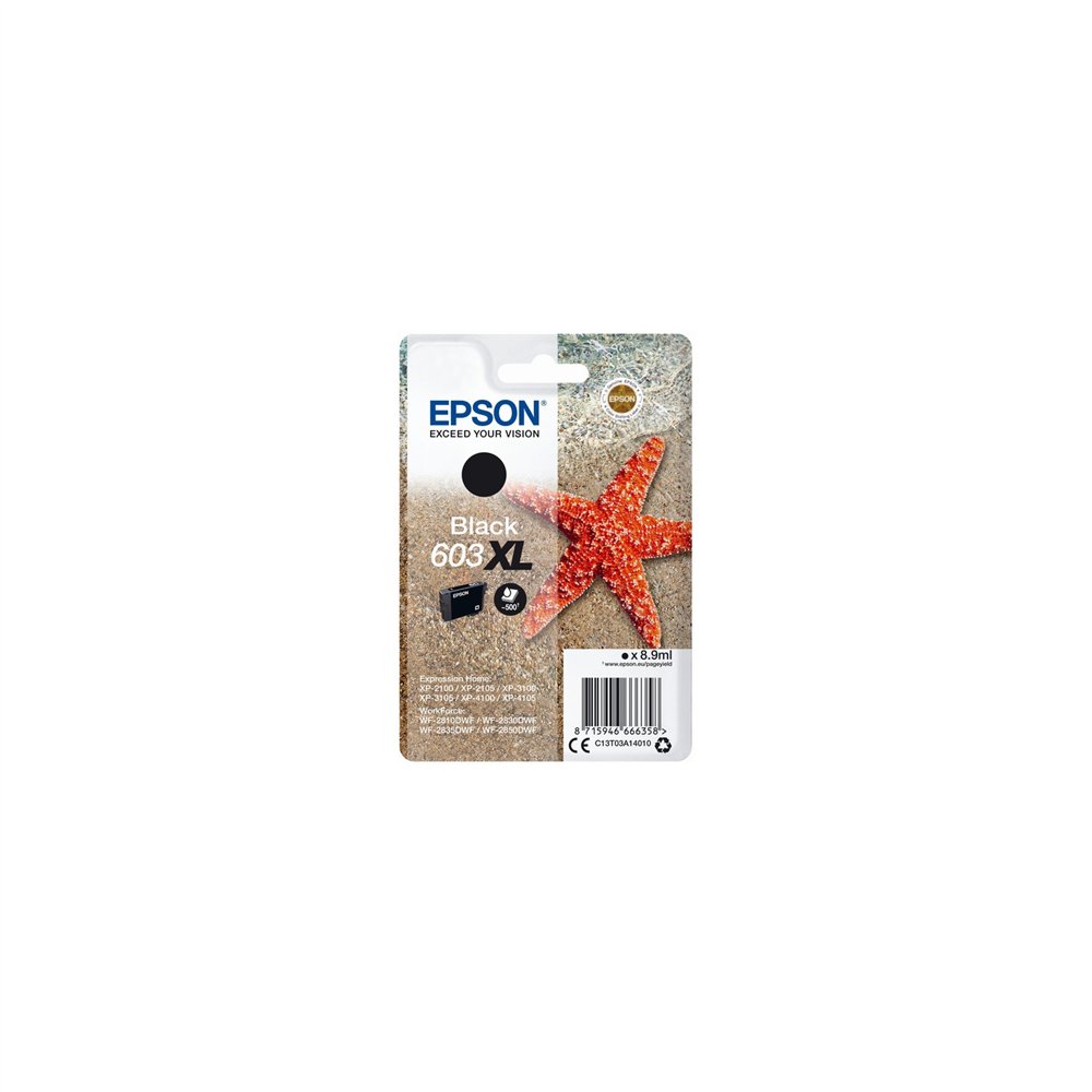 Cartucho epson 603xl negro c13t03a14020
