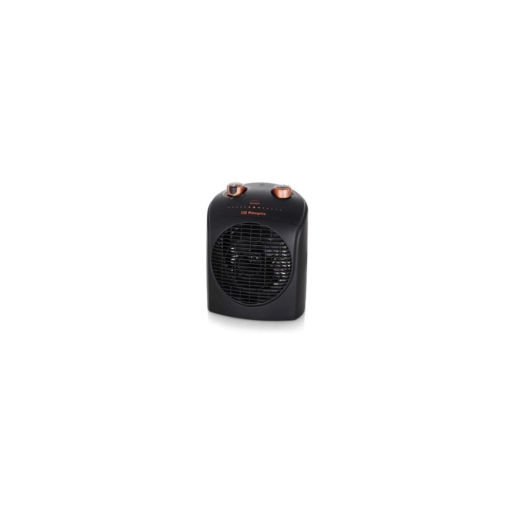Calefactor orbegozo fh 5036 2200w 2 velocidades posicion aire frio proteccion sobrecalentamiento negro 17354