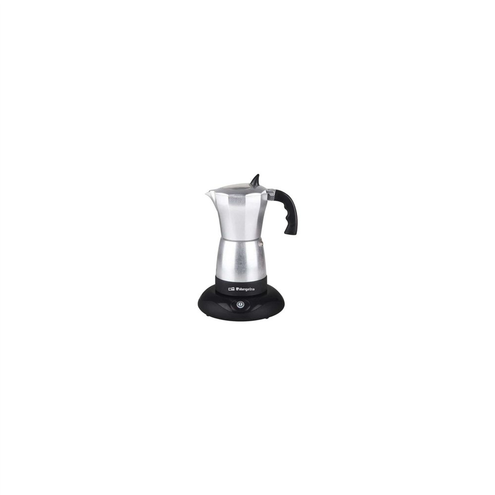 cafetera orbegozo kfe 660 480w 3 a 6 tazas tapadera con ventana base con rotacion 360âº 16582 or