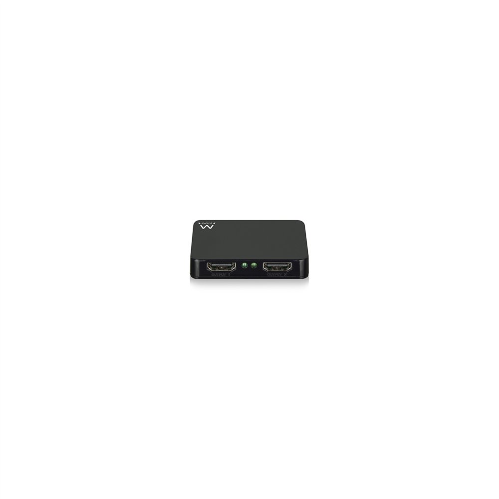 Ewent ew3720 splitter hdmi de 1 a 2 4k a 30hz usb powered negro