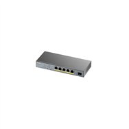 switch zyxel gs1350-6hp 5 ptos gigabit plata gs1350-6hp-eu0101f
