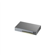 switch zywel gs1350-12hp 10 ptos gigabit plata gs1350-12hp-eu0101f