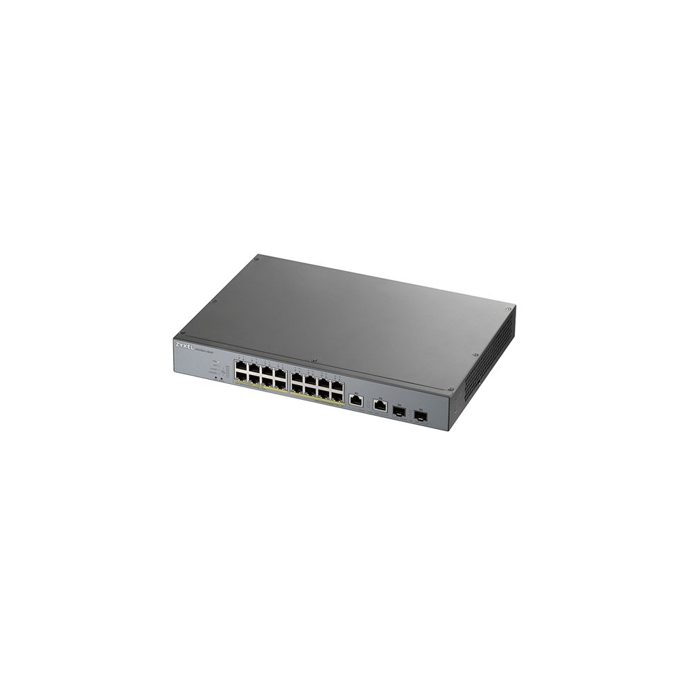 switch zyxel gs1350-18hp 16ptos gigabit poe plata gs1350-18hp-eu0101f