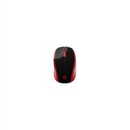 Raton inalambrico hp 200 1000 ppp alcance 10m diseí?o ambidiestro rojo imperial 2hu82aa